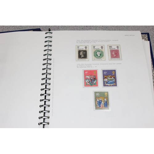 583 - Stamps - Large qty of mixed stamps to include Jersey stamps in red Stanley Gibbons album, Great Brit... 