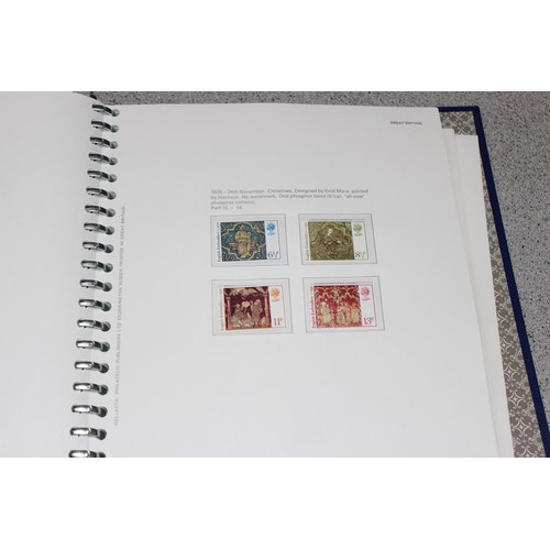 583 - Stamps - Large qty of mixed stamps to include Jersey stamps in red Stanley Gibbons album, Great Brit... 