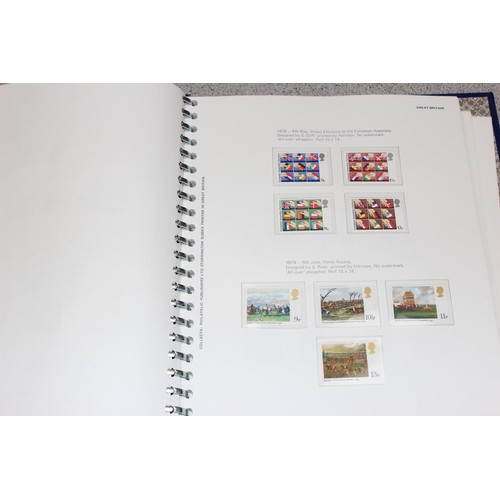 583 - Stamps - Large qty of mixed stamps to include Jersey stamps in red Stanley Gibbons album, Great Brit... 