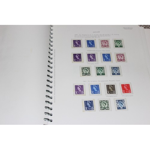 583 - Stamps - Large qty of mixed stamps to include Jersey stamps in red Stanley Gibbons album, Great Brit... 