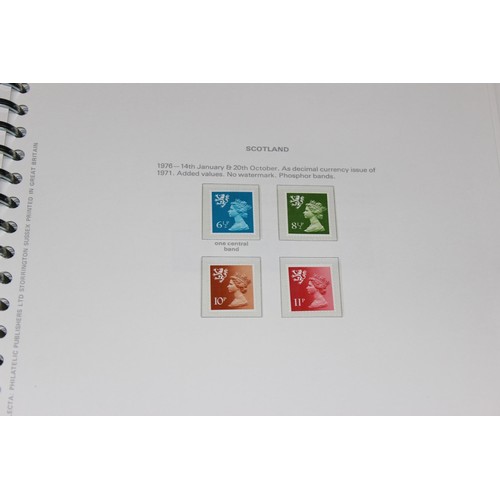 583 - Stamps - Large qty of mixed stamps to include Jersey stamps in red Stanley Gibbons album, Great Brit... 