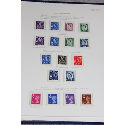 583 - Stamps - Large qty of mixed stamps to include Jersey stamps in red Stanley Gibbons album, Great Brit... 