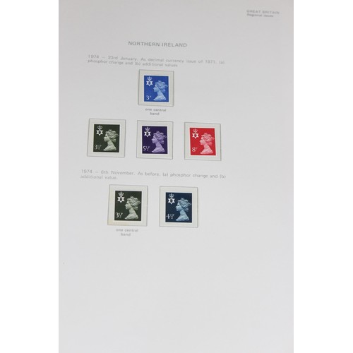 583 - Stamps - Large qty of mixed stamps to include Jersey stamps in red Stanley Gibbons album, Great Brit... 