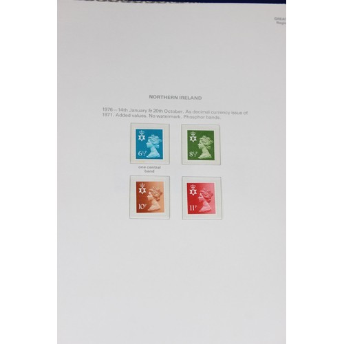 583 - Stamps - Large qty of mixed stamps to include Jersey stamps in red Stanley Gibbons album, Great Brit... 