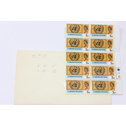 583 - Stamps - Large qty of mixed stamps to include Jersey stamps in red Stanley Gibbons album, Great Brit... 