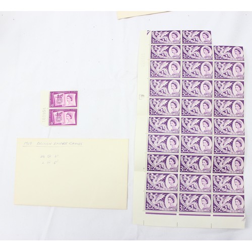 583 - Stamps - Large qty of mixed stamps to include Jersey stamps in red Stanley Gibbons album, Great Brit... 