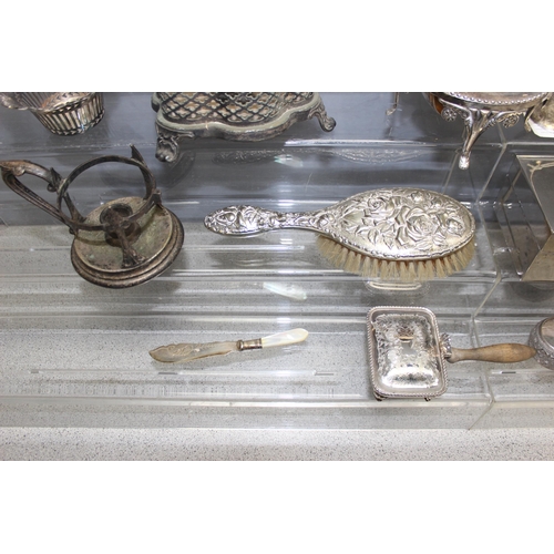 1080 - A large qty of assorted interesting silver plate items to inc Christofle, Absinthe cup etc, approx 4... 