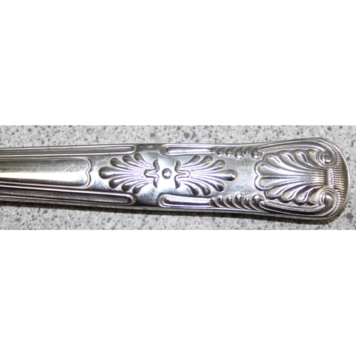 1099I - Qty of silver-plated cutlery, mainly King's Pattern flatware, approx 5.7kg gross