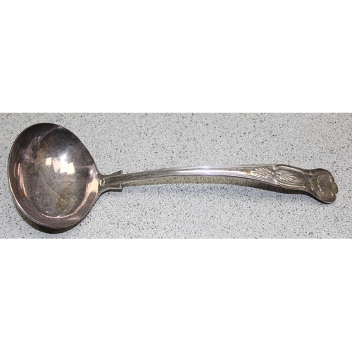 1099I - Qty of silver-plated cutlery, mainly King's Pattern flatware, approx 5.7kg gross