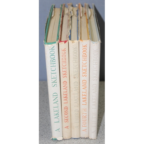 581 - Alfred Wainwright (British, 1907-1991): Set of Lakeland Sketchbooks  (1-5) to incl sketches and draw... 