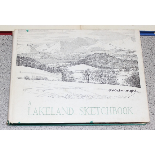 581 - Alfred Wainwright (British, 1907-1991): Set of Lakeland Sketchbooks  (1-5) to incl sketches and draw... 