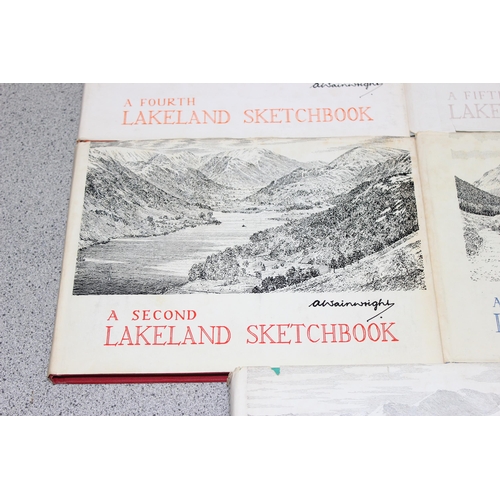 581 - Alfred Wainwright (British, 1907-1991): Set of Lakeland Sketchbooks  (1-5) to incl sketches and draw... 