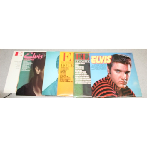 608 - Qty of vintage Elvis Presley vinyl record LPs, to incl Easy Come Easy Go, Please Don't Stop Lovin' M... 