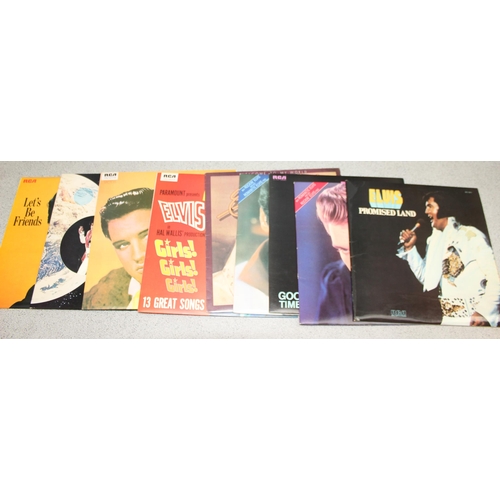 609 - Qty of vintage Elvis Presley RCA International vinyl record LPs, to incl California Holiday, A Date ... 