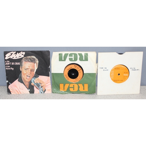 615 - Qty of vintage Elvis Presley 7