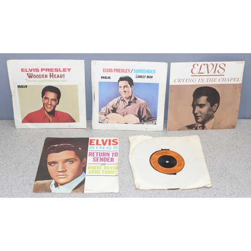 615 - Qty of vintage Elvis Presley 7