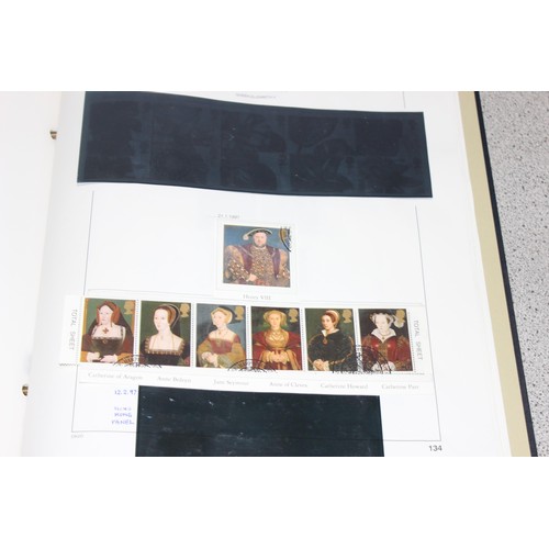 548 - Stamps - GB Stanley gibbons Boxed Album, 1971/1999, with 180 Commem sets Used