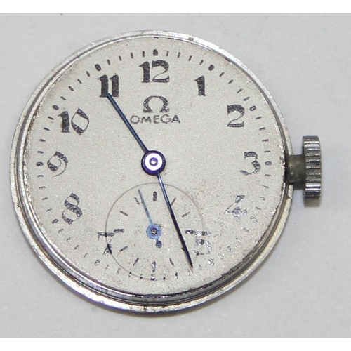 1336 - A vintage ladies Omega wristwatch with mechanical 15 jewel movement and stainless steel case, approx... 