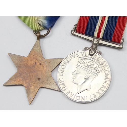 1420 - A George V and WW2 Royal Navy medal group with George V LSGC medal awarded to M8758 A.H. Minard SRA ... 