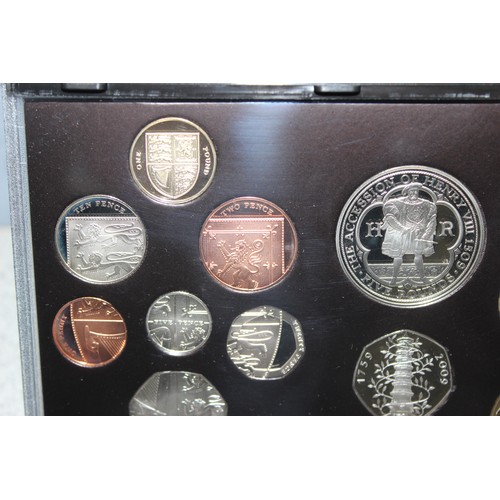 1221 - Great Britain & Northern Ireland Royal Mint coins - 2009 United Kingdom proof coin collection in del... 