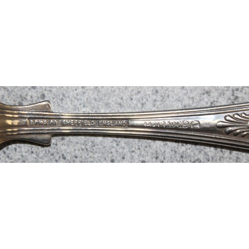 1099E - Qty of silver plated King's Pattern cutlery by Roberts & Dore Ltd, approx 3.7kg gross (65 pieces)