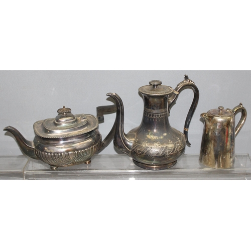 1007 - Large qty of antique and later silver-plated items to incl serving dishes, flatware, tea and coffee ... 