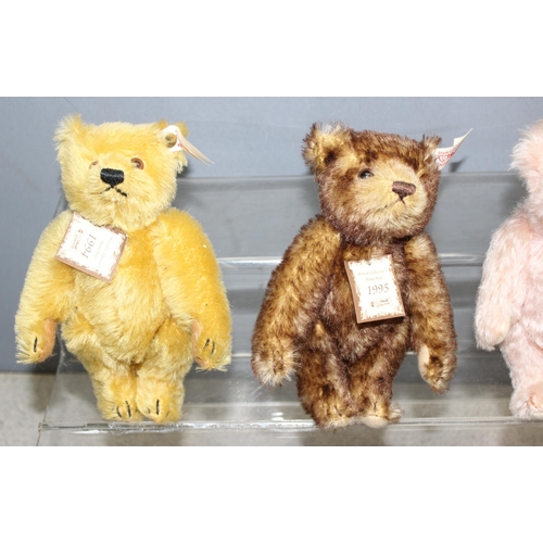 1509 - 5 limited Edition Steiff limited edition British Collection Baby Bear set, 1994 to 1998, all with ea... 