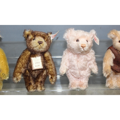 1509 - 5 limited Edition Steiff limited edition British Collection Baby Bear set, 1994 to 1998, all with ea... 