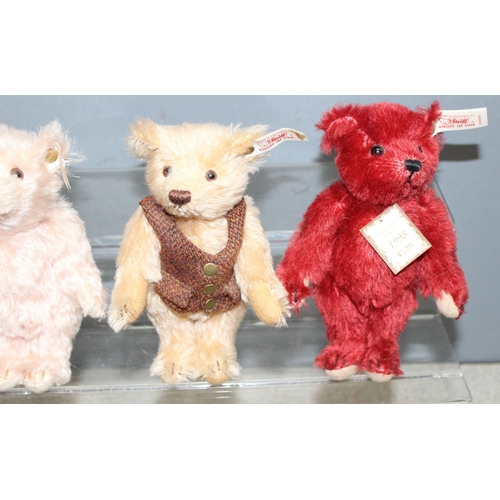 1509 - 5 limited Edition Steiff limited edition British Collection Baby Bear set, 1994 to 1998, all with ea... 