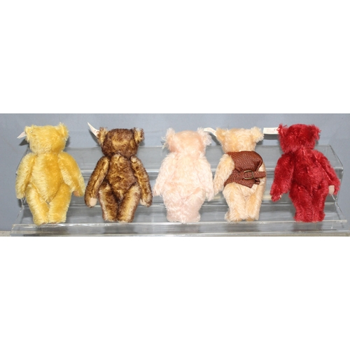 1509 - 5 limited Edition Steiff limited edition British Collection Baby Bear set, 1994 to 1998, all with ea... 