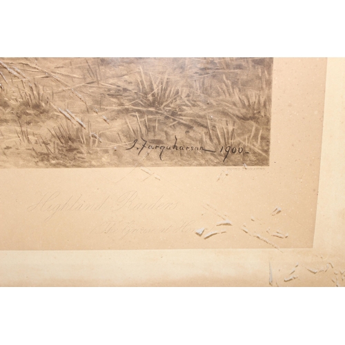 417 - 2 antique and later prints to include one of a hunting scene and another of birds eating crops, larg... 