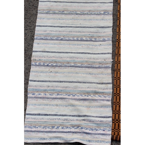 210 - 7 assorted Swedish rugs, largest approx 315cm x 65cm