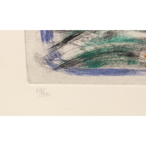 432 - 2 prints to incl a limited edition (13/30) entitled 'Goose Steps', signed in pencil Patricia Shaw, 1... 