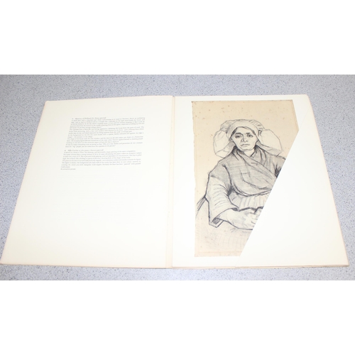 511 - 3 vintage collections or folios of prints of drawing/paintings by Vincent Van Gogh, Jean Baptiste Ma... 