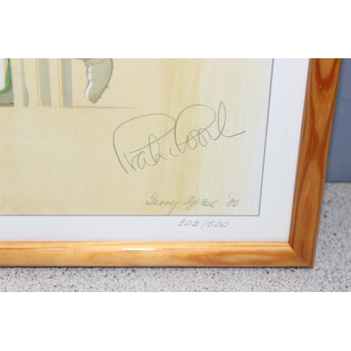 701 - Signed Limited edition (108/500) print of English cricketer Graham Gooch - his record breaking year ... 