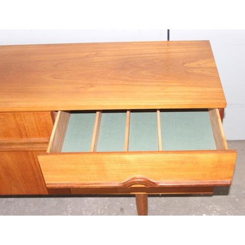 134 - An unusual retro sideboard, possibly by Beautility Furniture but seemingly unmarked, approx 199cm wi... 