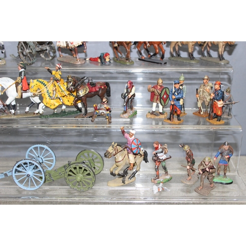 1538 - Qty of diecast lead figures, mostly soldiers, by Delprado ltd