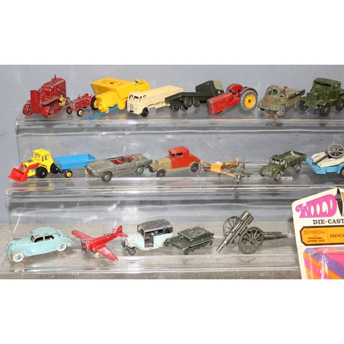 1545 - Qty of vintage diecast toys to include farmyard machinery planes and a boxed 'WildWings french myste... 