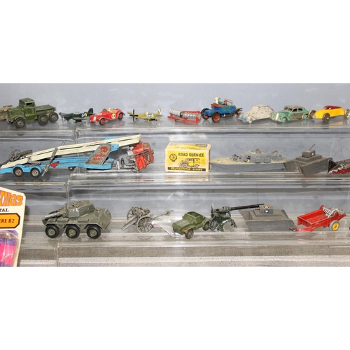 1545 - Qty of vintage diecast toys to include farmyard machinery planes and a boxed 'WildWings french myste... 