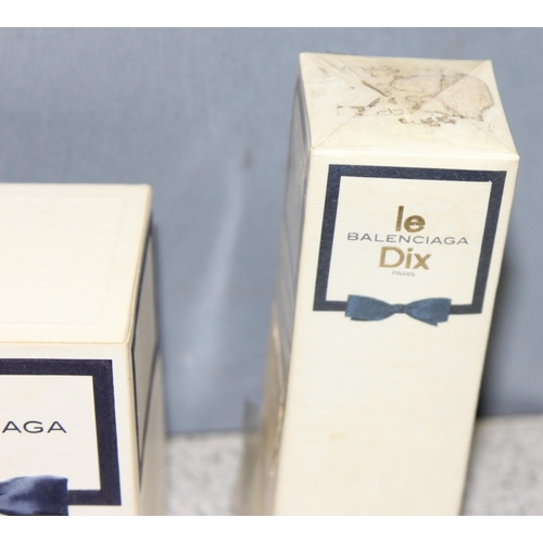 1648 - Eau de Toilette de Balenciaga Le Dix, 3 perfume items to inc a sealed 1/4 floz bottle, an unsealed 1... 