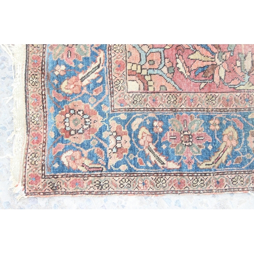 211 - A large vintage Tabriz style prayer rug, approx 210cm x 135cm