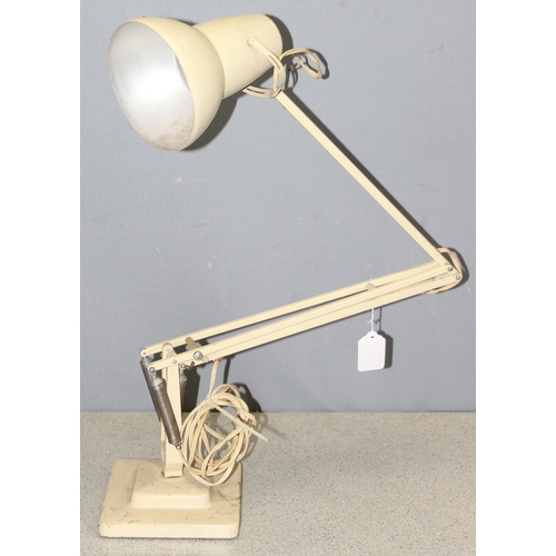 256 - Vintage Anglepoise 1227 desk lamp by Herbert Terry & Sons with 2 step base, cream finish