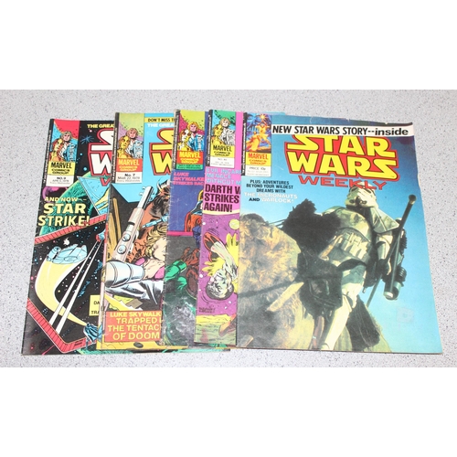 518 - Qty of science fiction books to incl Star Wars comics