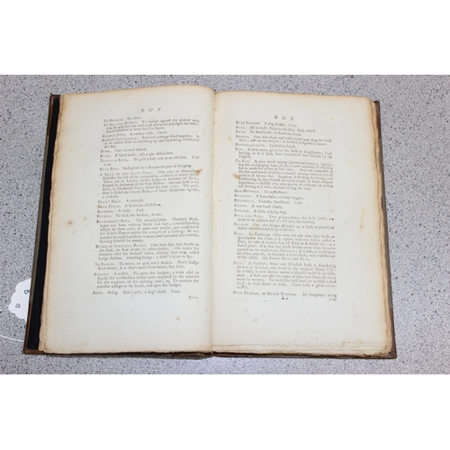 521 - A Classical Dictionary of the Vulgar Tongue, third edition, printed for Hooper & Wigstead of London ... 