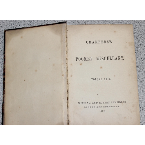 523 - 6 assorted antique books to include - 4 volumes of The Percy Anecdotes, Printed For T. Boys, Ludgate... 