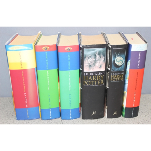 530 - Qty of hardback Harry Potter books, all first editions