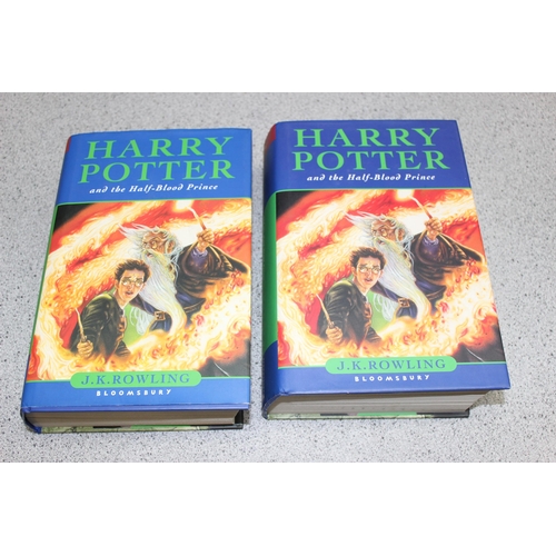 530 - Qty of hardback Harry Potter books, all first editions