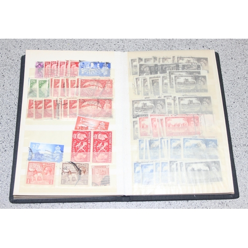 539 - Stamps - GB QV onwards in small stock book