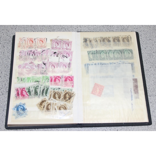 539 - Stamps - GB QV onwards in small stock book