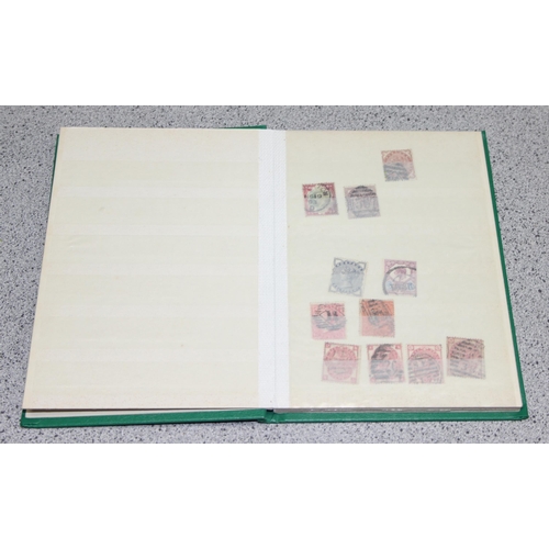 554 - Stamps - GB QV/EDV11 in small stock book, Mixed Condition